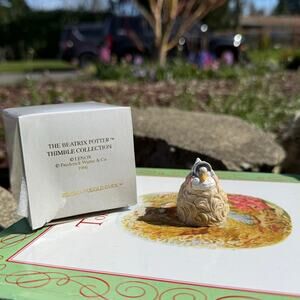 Lenox Beatrix Potter Thimble Collection: Jemima Puddle-duck | 1996 | Collectible